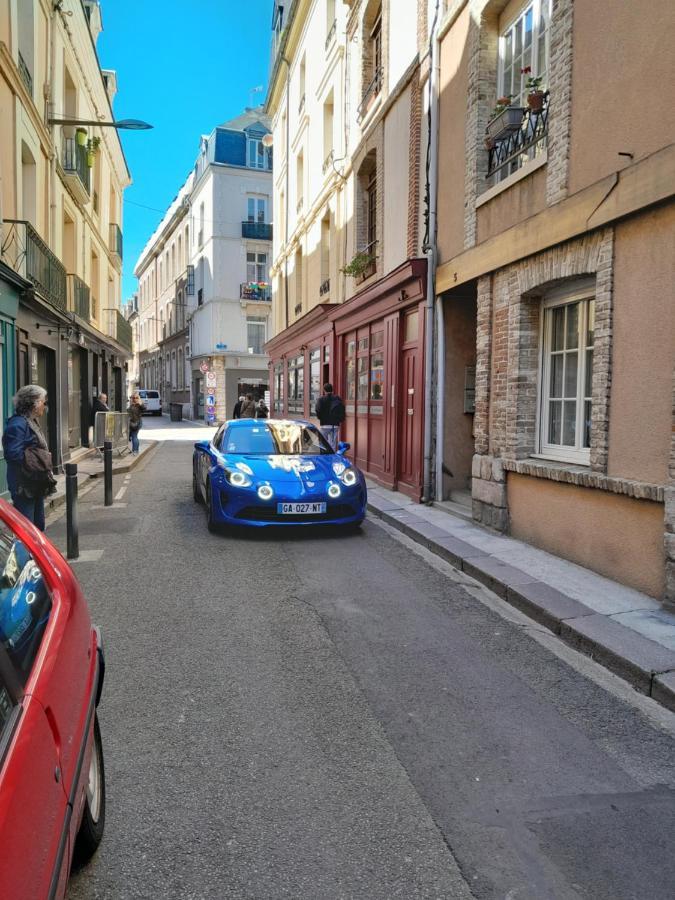 Avec Jardinet Sans Vis A Vis Plein Centre Ville Au Rdc 350M De La Plage Dieppe Eksteriør bilde